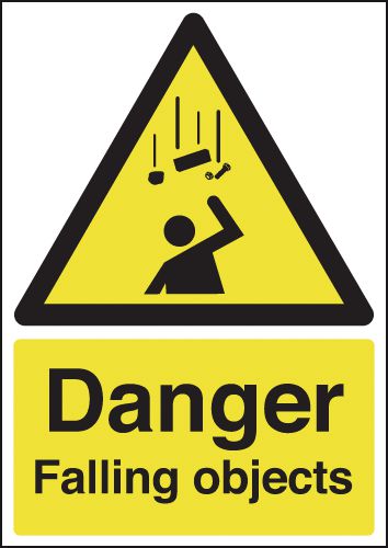 A5 Danger Falling Objects - Rigid - Y1419023