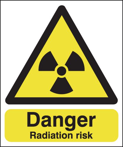 A5 Danger Radiation Risk - Rigid - Y2457753
