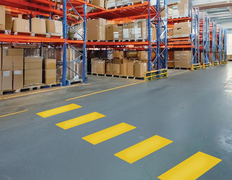 Easy to Apply Pedestrian Walkway - Adhesive Floor Tape