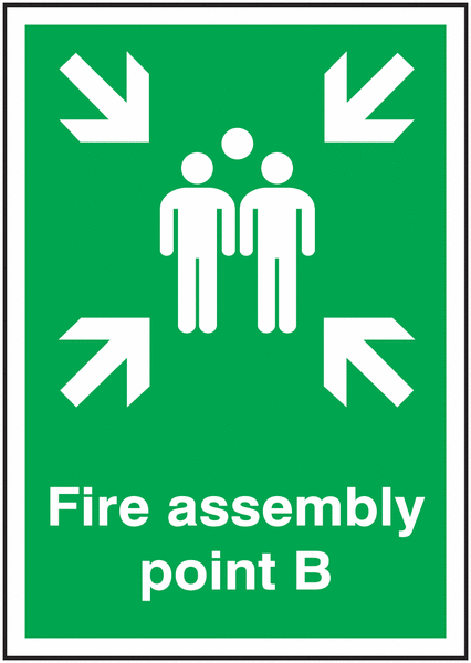 A3 Fire Assembly Point B - Rigid - Y1418424 – RackingLabels