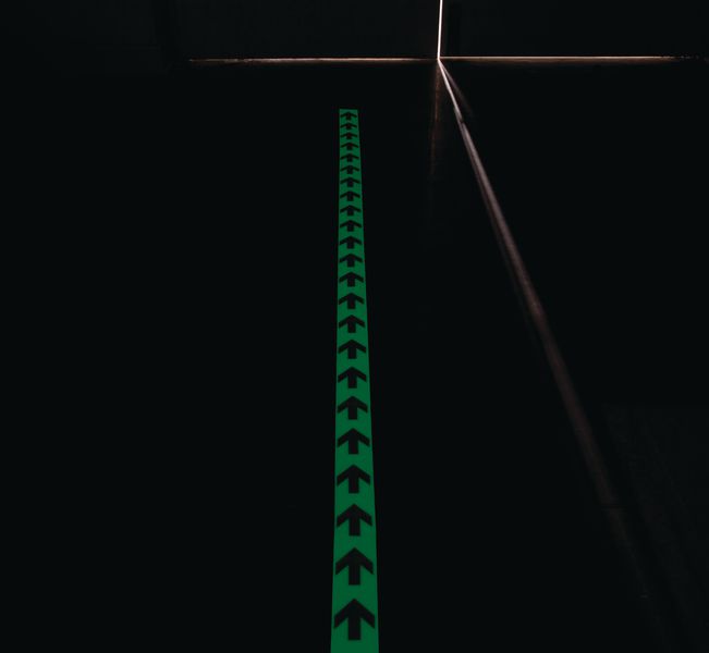 Anti-Slip Photoluminescent Floor Tapes