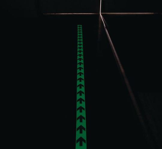 Anti-Slip Photoluminescent Floor Tapes