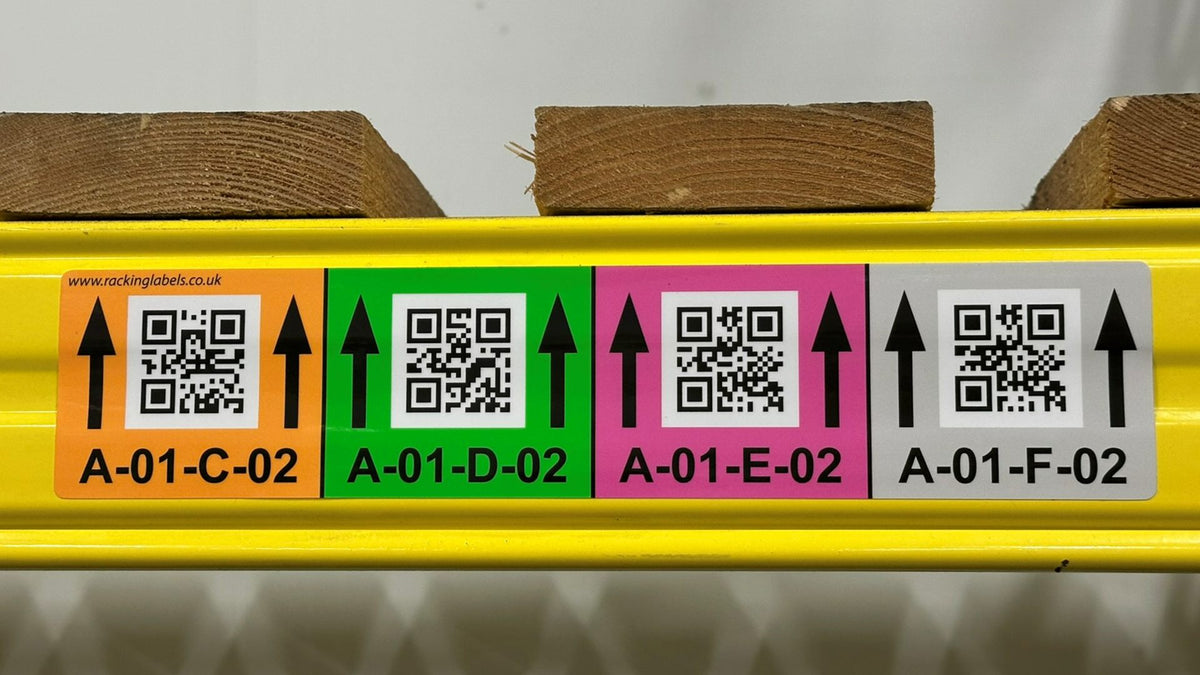 Racking Warning Labels Warehouse racking location labels & signage custom made fast in the UK ...